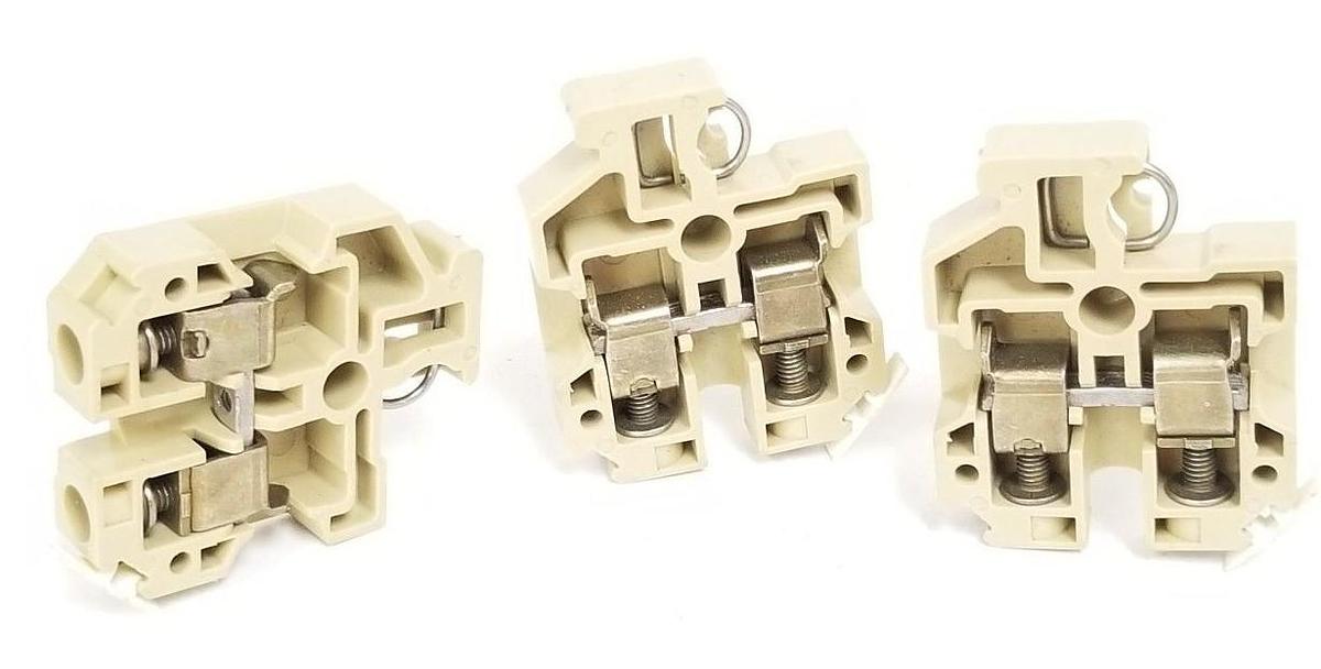 Used LOT OF 3 WEIDMULLER SAK-10 800V TERMINAL BLOCKS SAK10