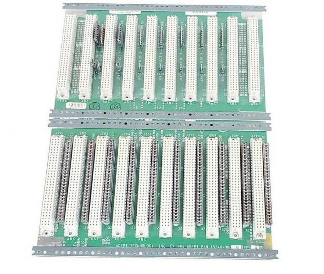 Used ADEPT TECH AMP PACKAGING SYSTEMS 15340-00030 REV. A PC BOARD 1534000030