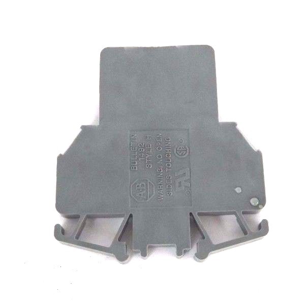 Used LOT OF 10 NEW ALLEN BRADLEY 1492-H2GY TERMINAL BLOCKS SER B, GREY, 1492H2GY