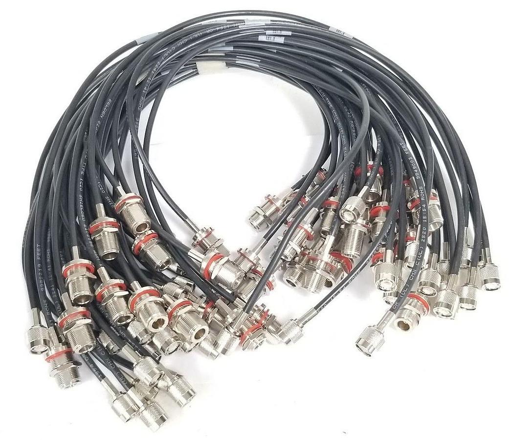 Used LOT OF 20 NEW WEATHERFORD 1279583 ANTENNA PIGTAIL TXNET TO BULKHEAD CABLE ASSYS