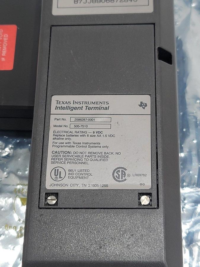 Used NIB TEXAS INSTRUMENTS 505-7510 HANDHELD INTELLIGENT TERMINAL 2586287-0001