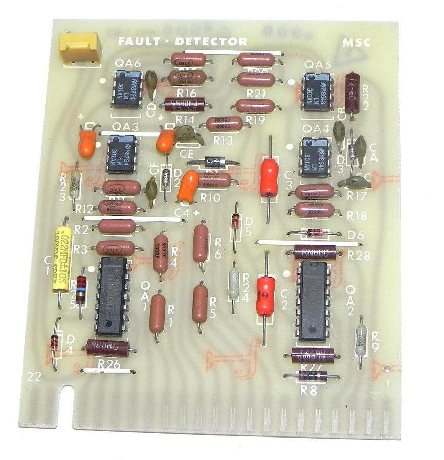 Used MSC FAULT DETECTOR CIRCUIT BOARD CARD P/N: 1102