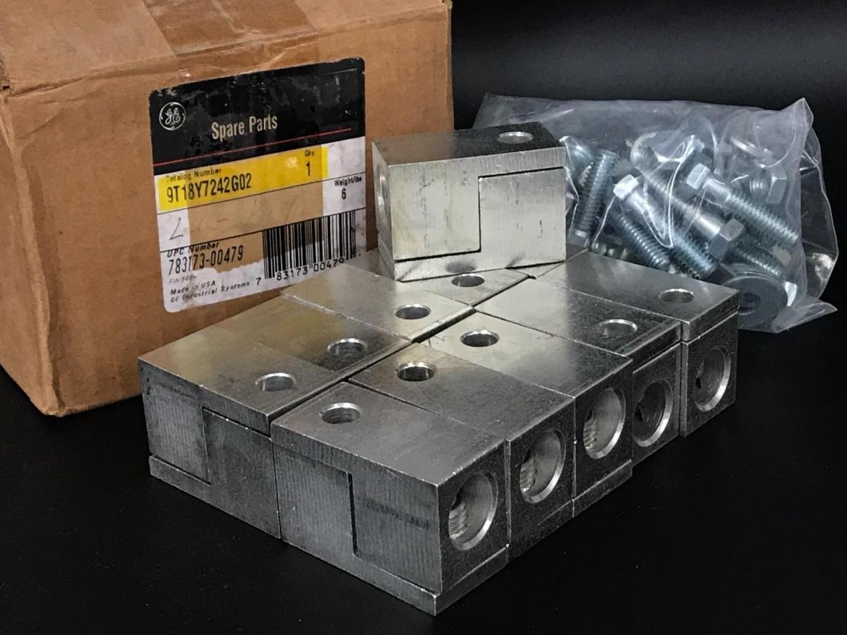 NIB GENERAL ELECTRIC 9T18Y7242G02 TRANSFORMER 3 PHASE, 225 KVA LUG KIT