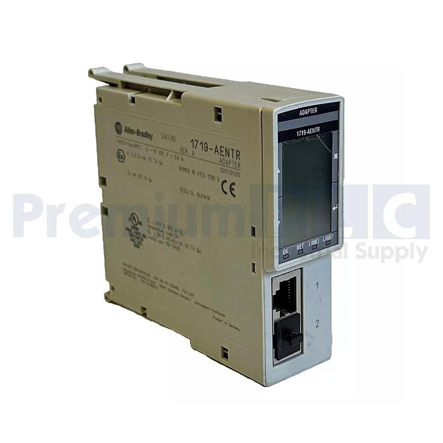 Used ALLEN BRADLEY 1719-AENTR /A EX I/O INTRINSICAL EtherNet/IP ADAPTER 1719AENTR *