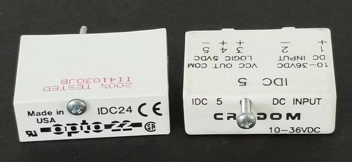 Used OPTO 22 IDC24 & CRYDOM IDC5 MODULES