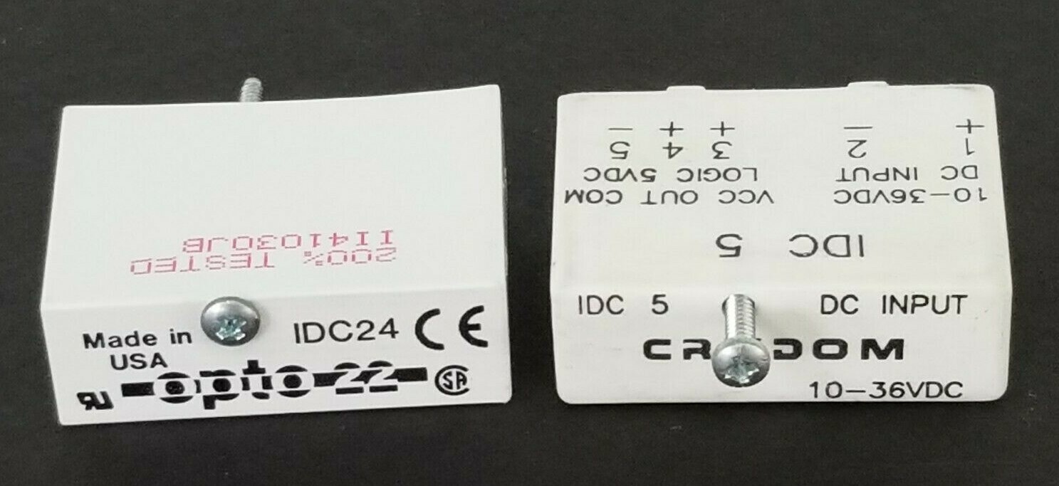 Used OPTO 22 IDC24 & CRYDOM IDC5 MODULES