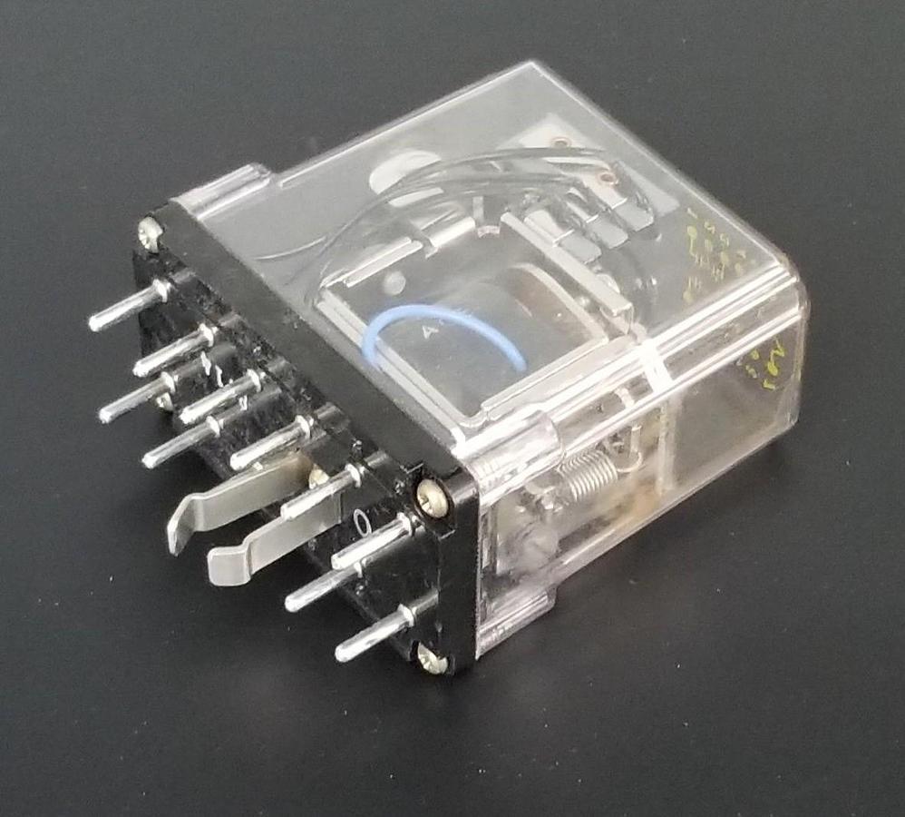 Used STRUTHERS DUNN A311XBXP RELAY CONTACTS-DPDT, COIL- 120V 60HZ
