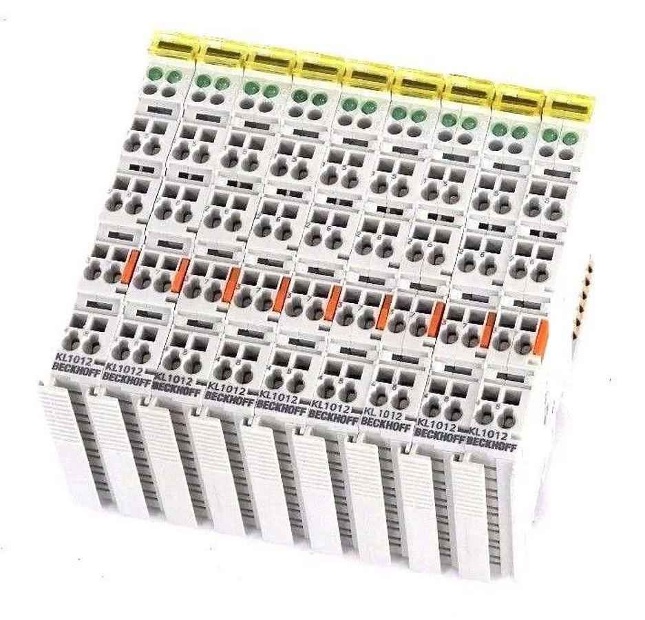 LOT OF 9 NEW BECKNOFF KL1012 2-CHANNEL DIGITAL INPUT TERMINAL 24 V DC