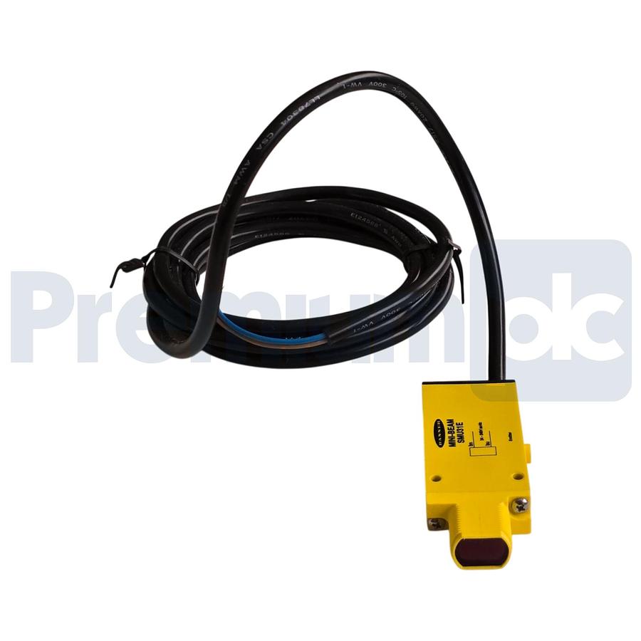 Used BANNER SMU31E - 52575 MINI-BEAM UNIVERSAL EMITTER 2m (6.5') CABLE, RANGE 3m NSNP