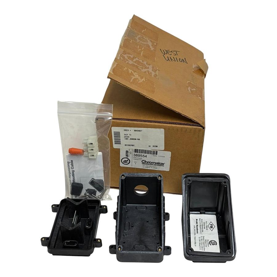 Used New Chromalox 389554 RTPC Power Connection Kit for Pipe Heating Cable Boxed OEM