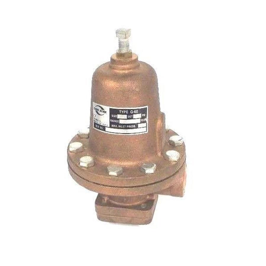 NEW CASH ACME TYPE G-60 PRESSURE REGULATING VALVE 1/2" BRONZE, 50-250 PSI RANGE