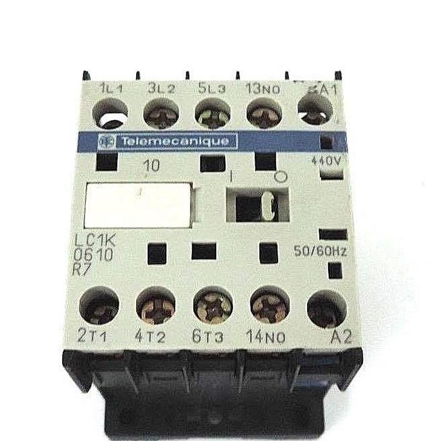 Used TELEMECANIQUE LC1K-0610R7 CONTACTOR LC1K0610R7, 440V, 50/60HZ
