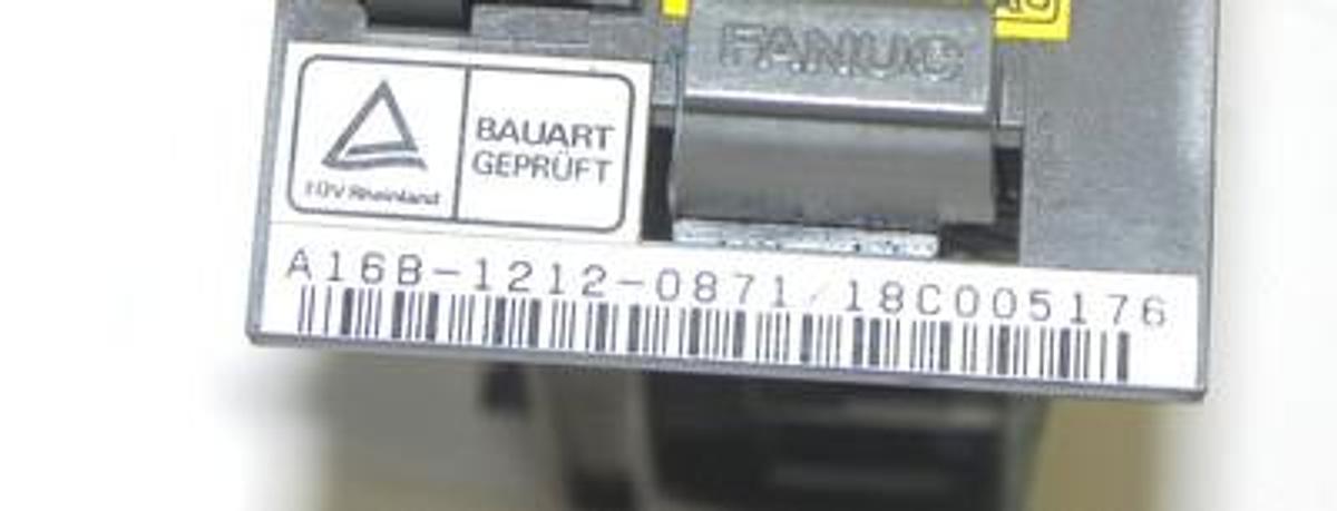 Used FANUC A16B-1212-0871/18C POWER SUPPLY BOARD W/ A20B-8001-0124/03B BOARD