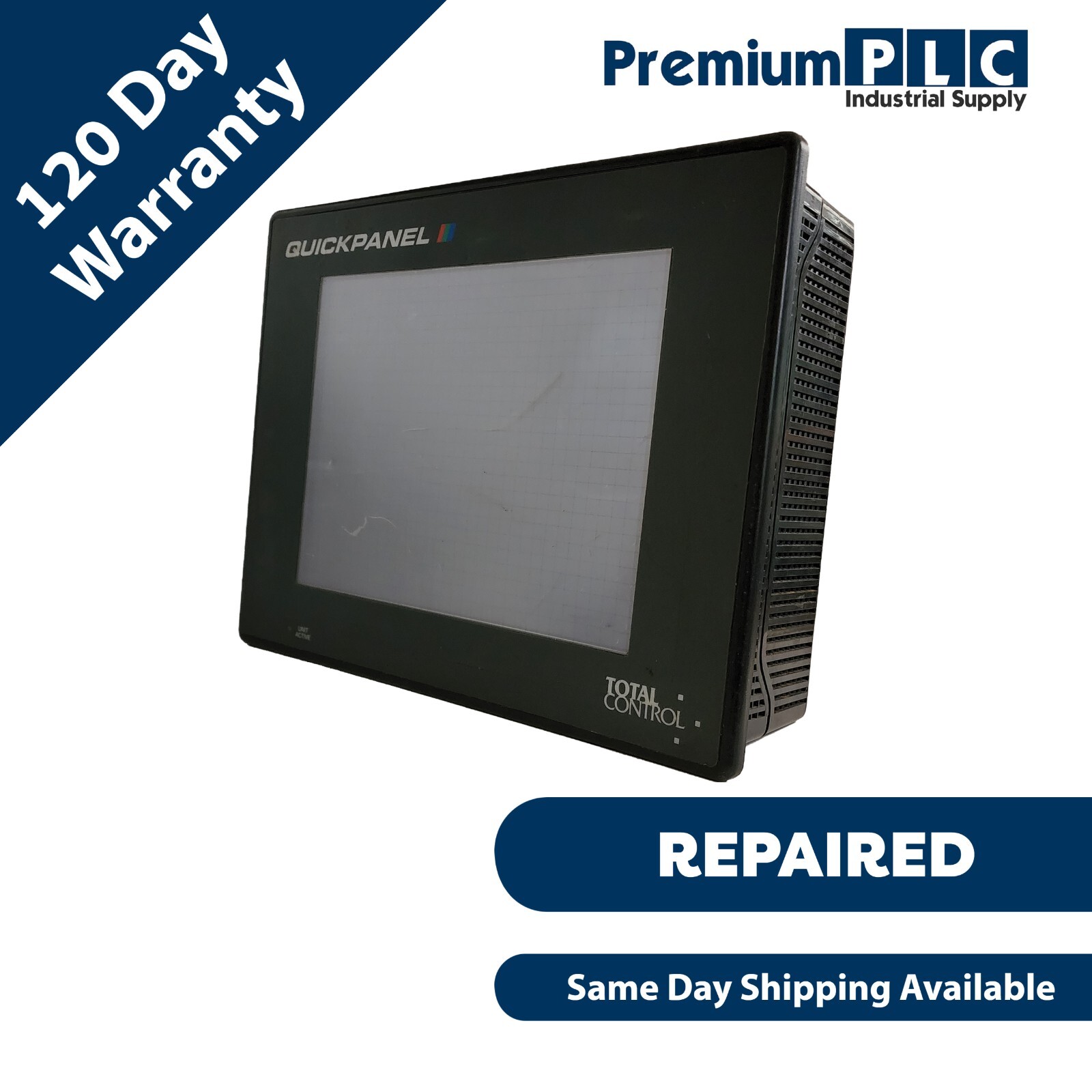 Used GE FANUC TOTAL CONTROL CQPI31200C2P-A QUICKPANEL W/ QPI-MBP-201-G MODBUSPLUS