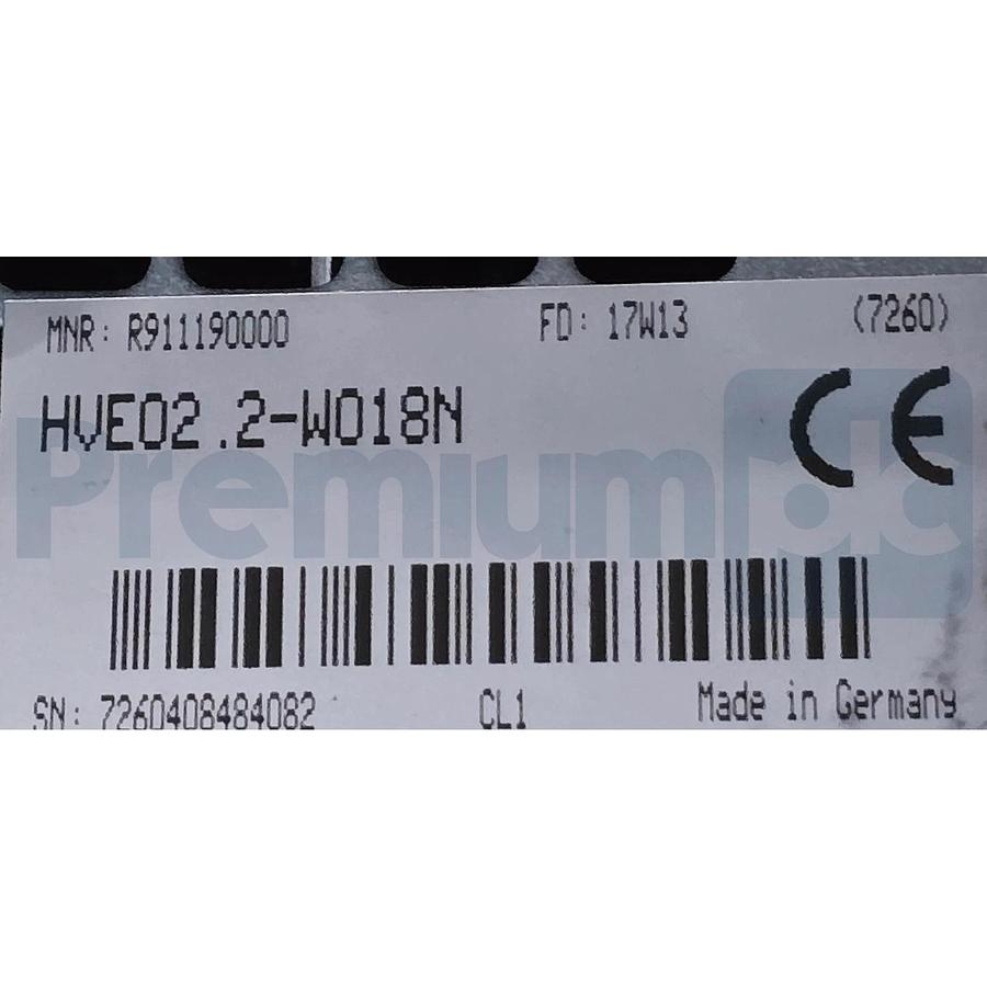 Bosch Rexroth Indramat HVE02.2-W018N | R911190000 Power Supply 18kW DIAX04 NSNP