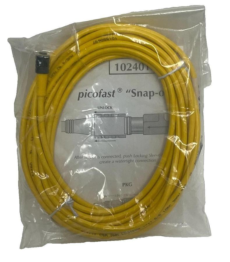 Used Turck PKG 4Z-5 Cordset M8 Female Straight 4-Pin 5M - New Surplus Sealed