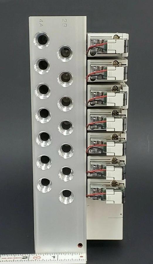 Used NIB CKD M4GB320R-08-T10RK-7-3 VALVE MANIFOLD ASSEMBLY DC24V, M4GB320R08T10RK73