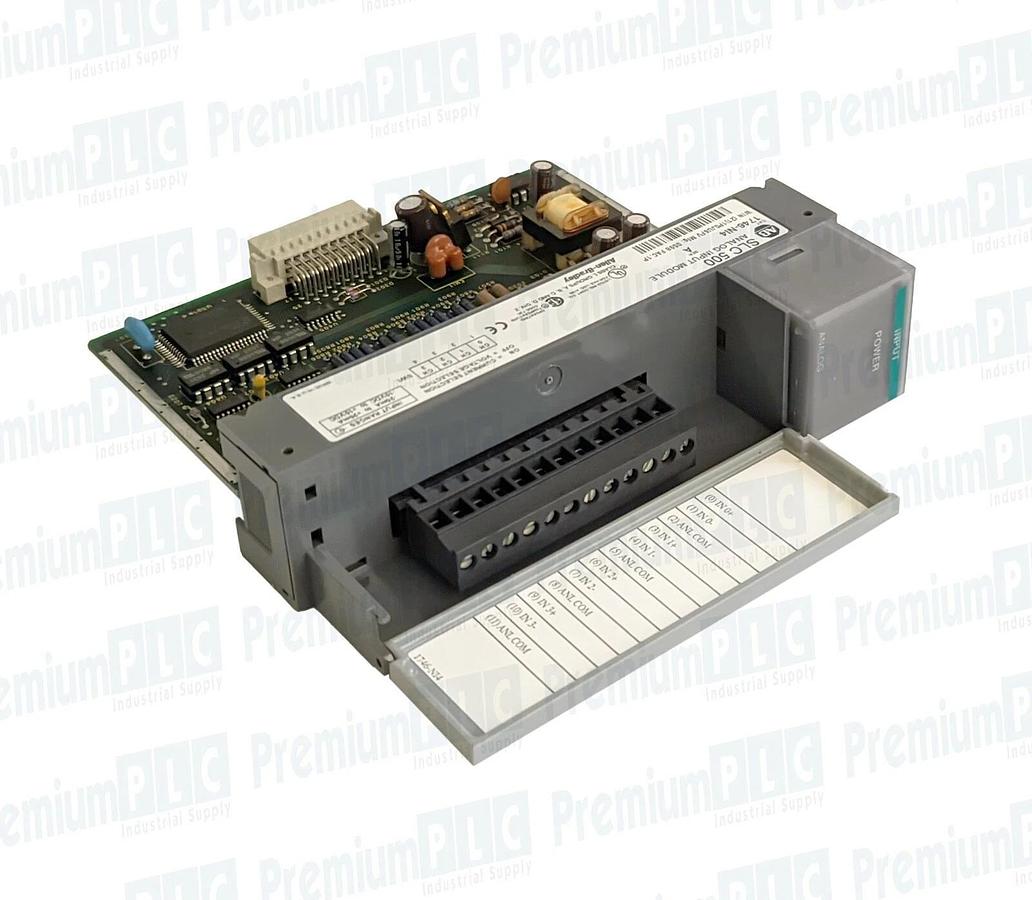 Used USED ALLEN BRADLEY 1746-NI4 SER. A SLC 500 ANALOG INPUT MODULE 1746NI4