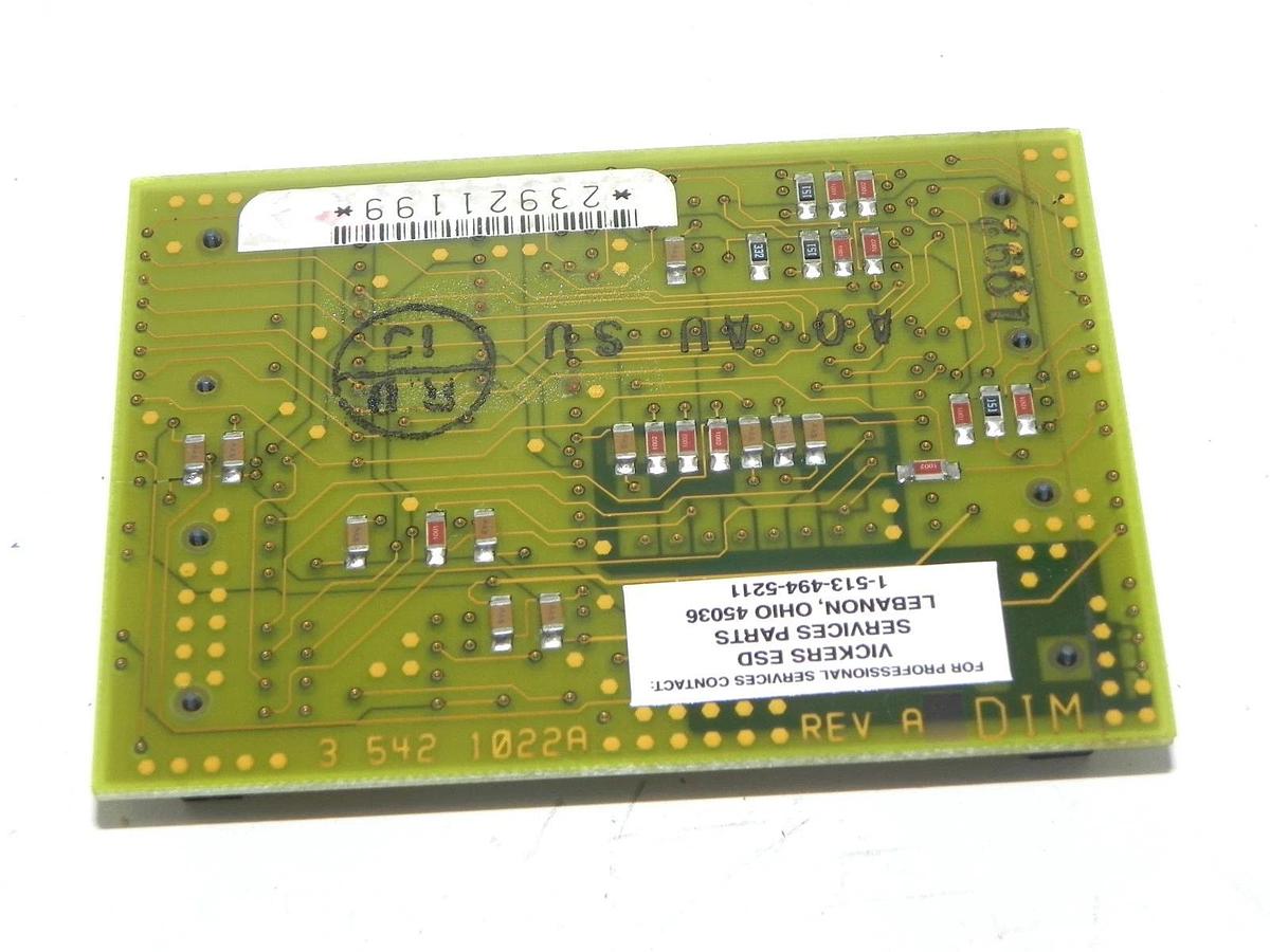 Used CINCINNATI ACRAMATIC 3 542 1022A CIRCUIT BOARD 35421022A REV.A 3-542-1022A