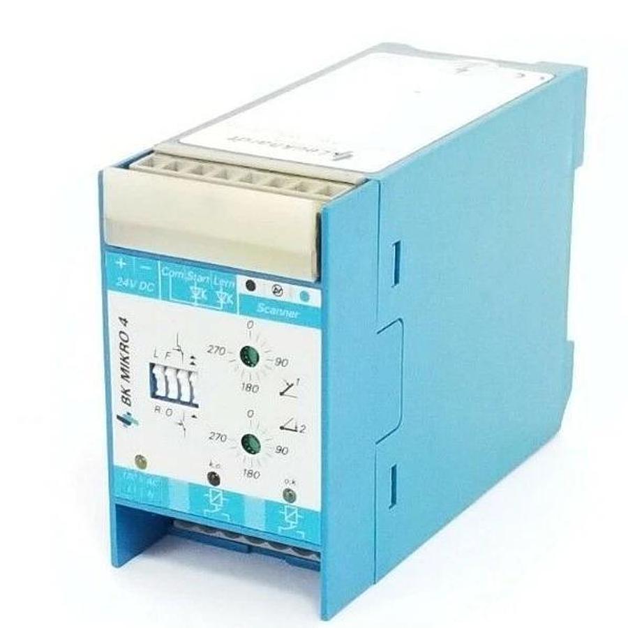 Used LEUKHARDT 8.0402.06 BK MIKRO 4 TIME DELAY RELAY 6304200 (MISSING TERMINAL)