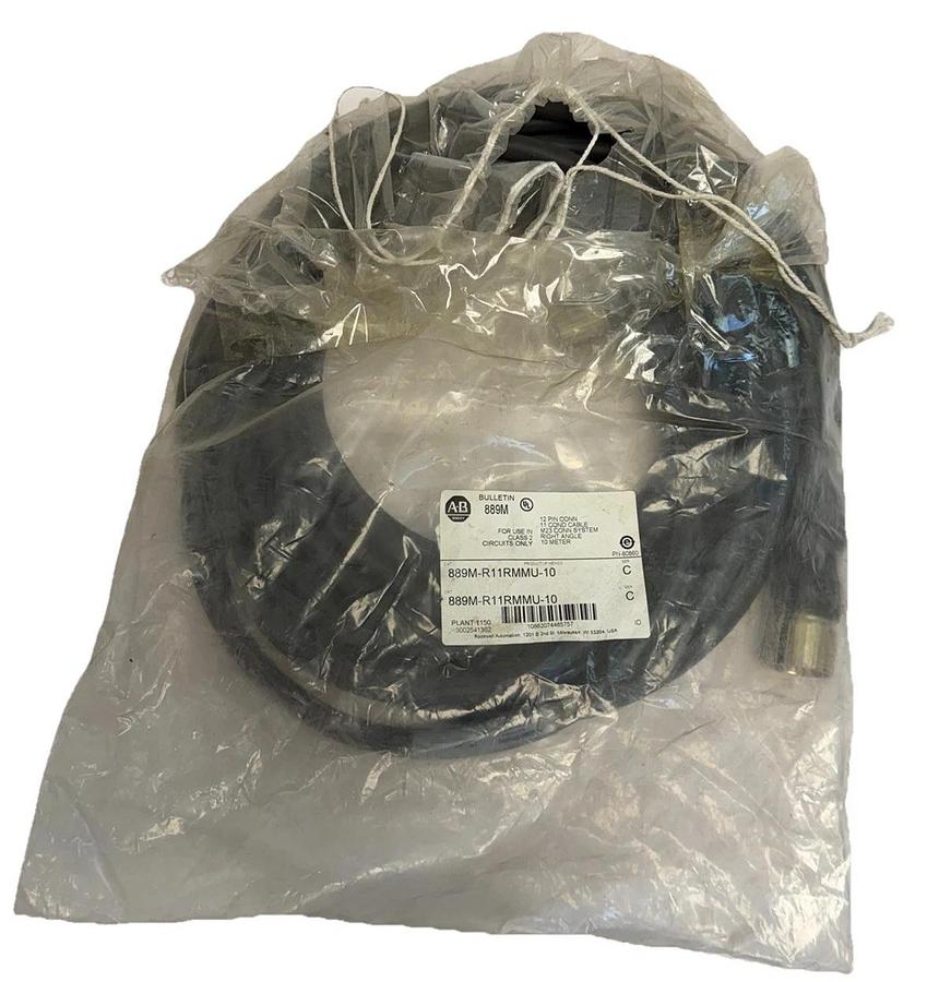 NEW ALLEN BRADLEY 889M-R11RMMU-10 PATCHCORD 12PIN 10M CABLE SER. C