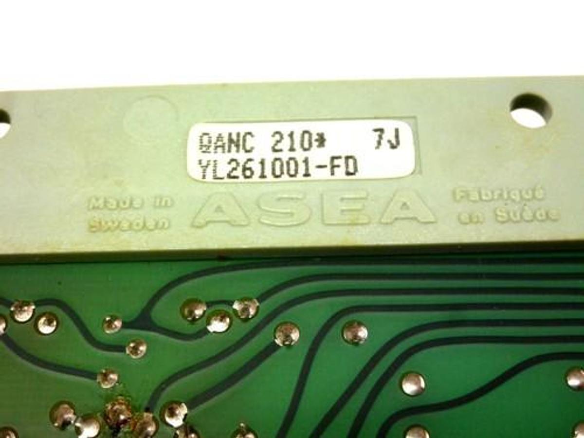 Used ASEA / ABB QANC-210 7J YL261001-FD MODULE YL261001FD