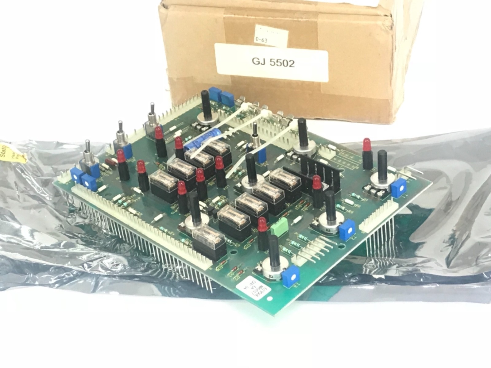 Used NEW GLUNZ & JENSEN PCB.TP.CPP04 PC BOARD GJ 5502