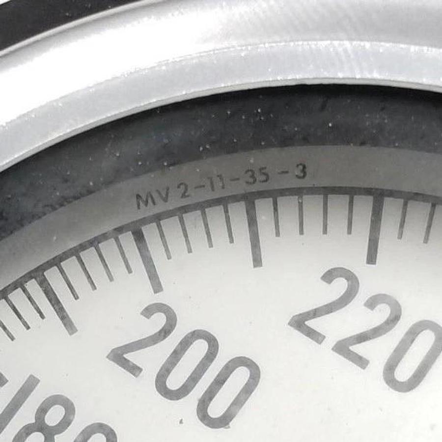NEW WEKSLER INSTRUMENTS MV2-11-35-3 TEMPERATURE GAUGE 100-300 DEG. F G15-109 A7K