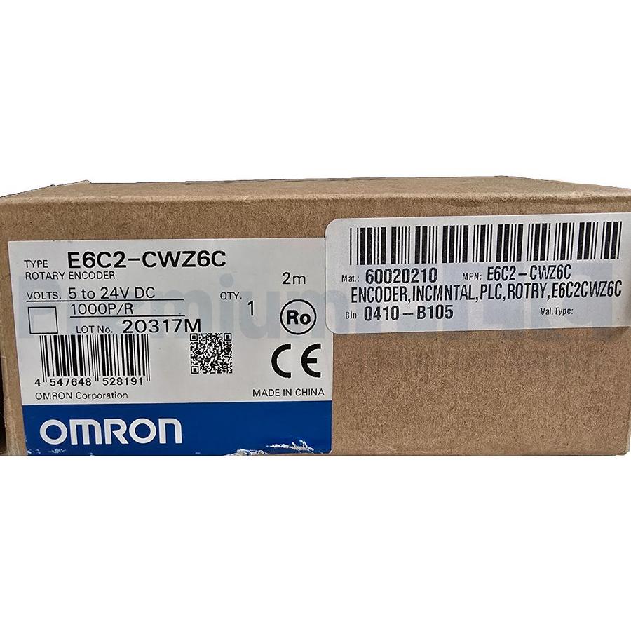 Used NEW OMRON E6C2-CWZ6C 1000P/R 2M ROTARY ENCODER, INCREMENTAL 5-24VDC D-50mm NSMP