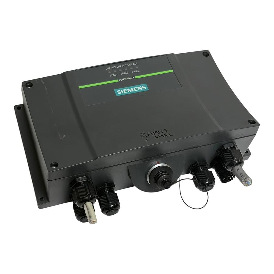Used Siemens 6AV6671-5AE11-0AX0 Connectivity Box PN Plus Mobile Panel Interface