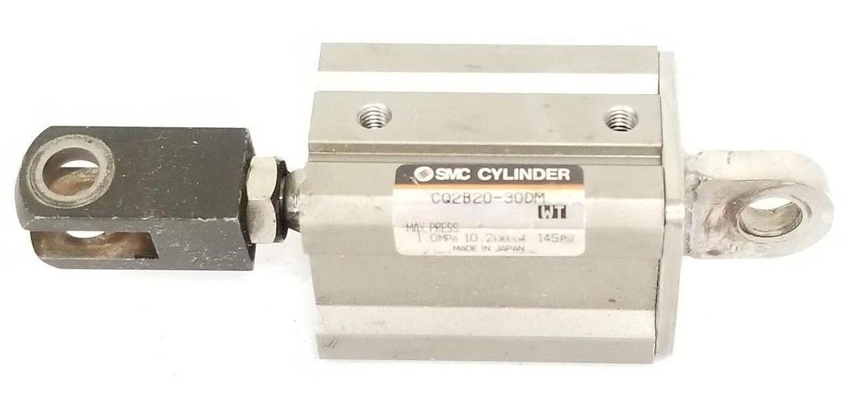 Used SMC CQ2B20-30DM COMPACT CYLINDER 145PSI, CQ2B2030DM