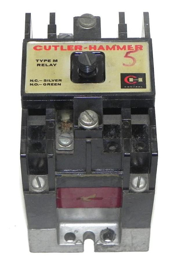 Used CUTLER-HAMMER D23MB RELAY TYPE M