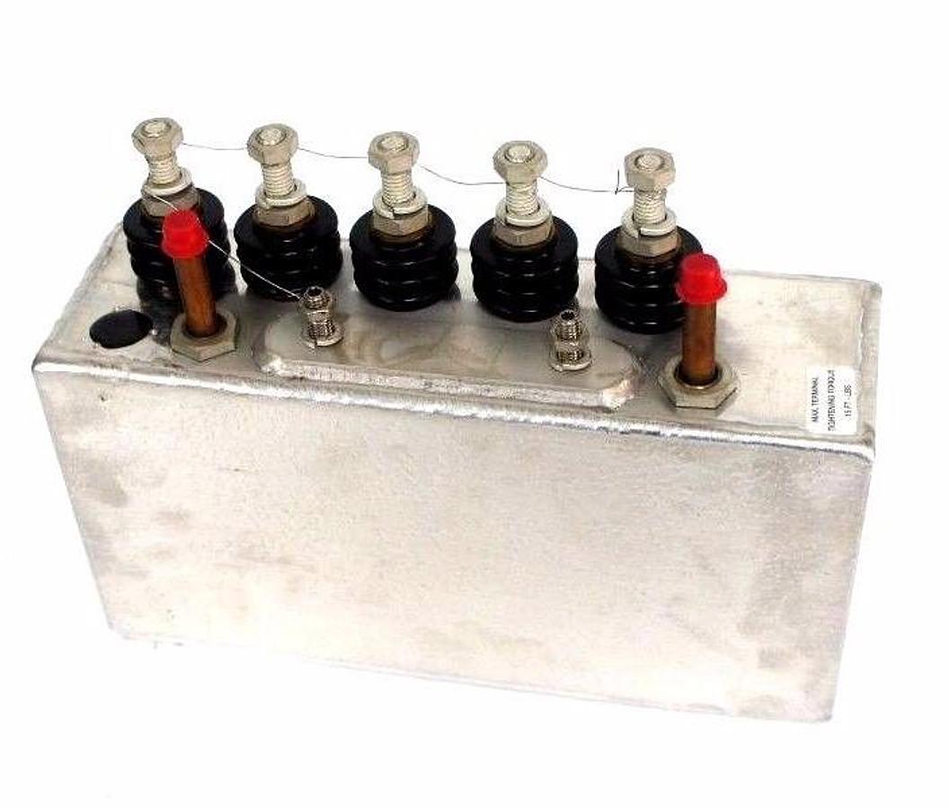 Used NEW GENERAL ELECTRIC 19L-610WH1 DIELEKTROL WATER COOLED CAPACITOR 19L610WH1