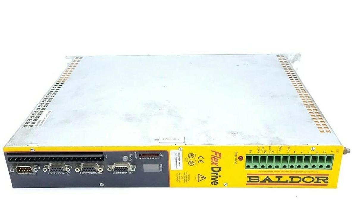 Used BALDOR ABB FD2A15SR-RN20 FLEX DRIVE SERVO DRIVE 1115A-230V-RES-232 15A/AC0-250V