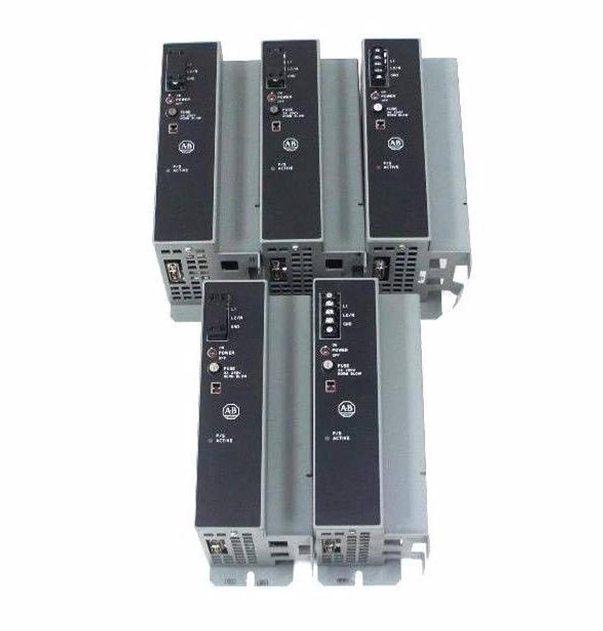 Used LOT OF 5 ALLEN BRADLEY 1771-P7 B AC POWER SUPPLYS 120/220V