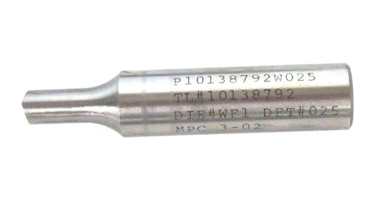 Used LOT OF 3 NEW LANE P10138792W025 PUNCHES TL# 10138792 DIE# WF1 DET# 025 MPC 3-02