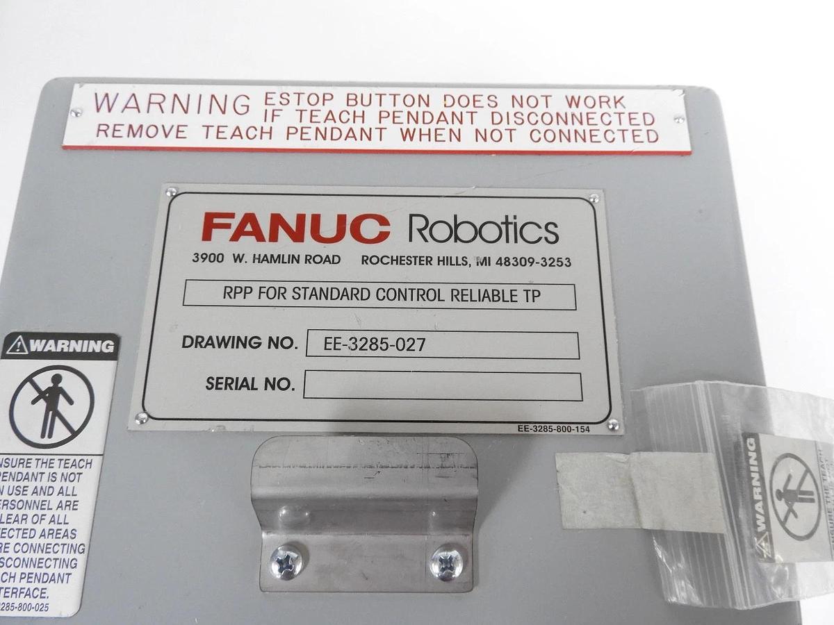 Used NEW FANUC ROBOTICS EE-3285-027 RPP FOR STANDARD CONTROL RELIABLE TP EE3285800154