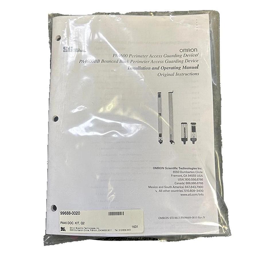 Used NIB OMRON STI PA46SR-5-300-Q2-NO1-NP-NGSPL LIGHT CURTAIN 82560-1010 85260-2010
