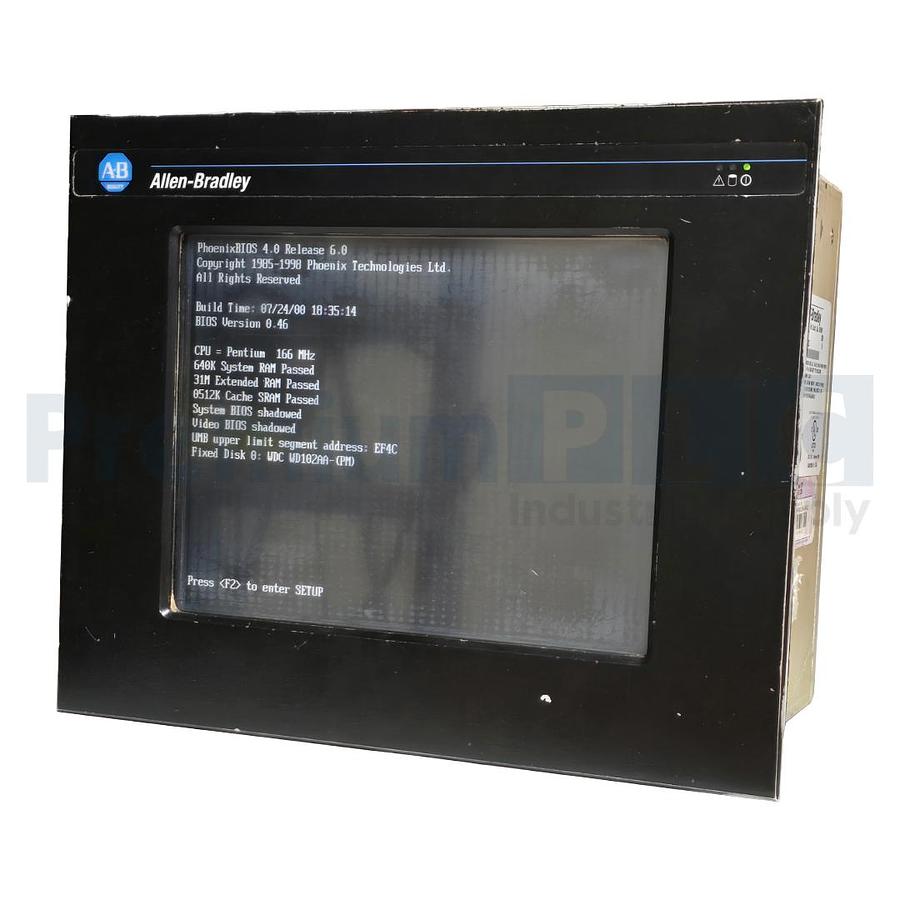 Used USED ALLEN BRALDLEY 6181-ABAABBZZZ /B FLAT PANEL INDUSTRIAL COMPUTER RAC 6181
