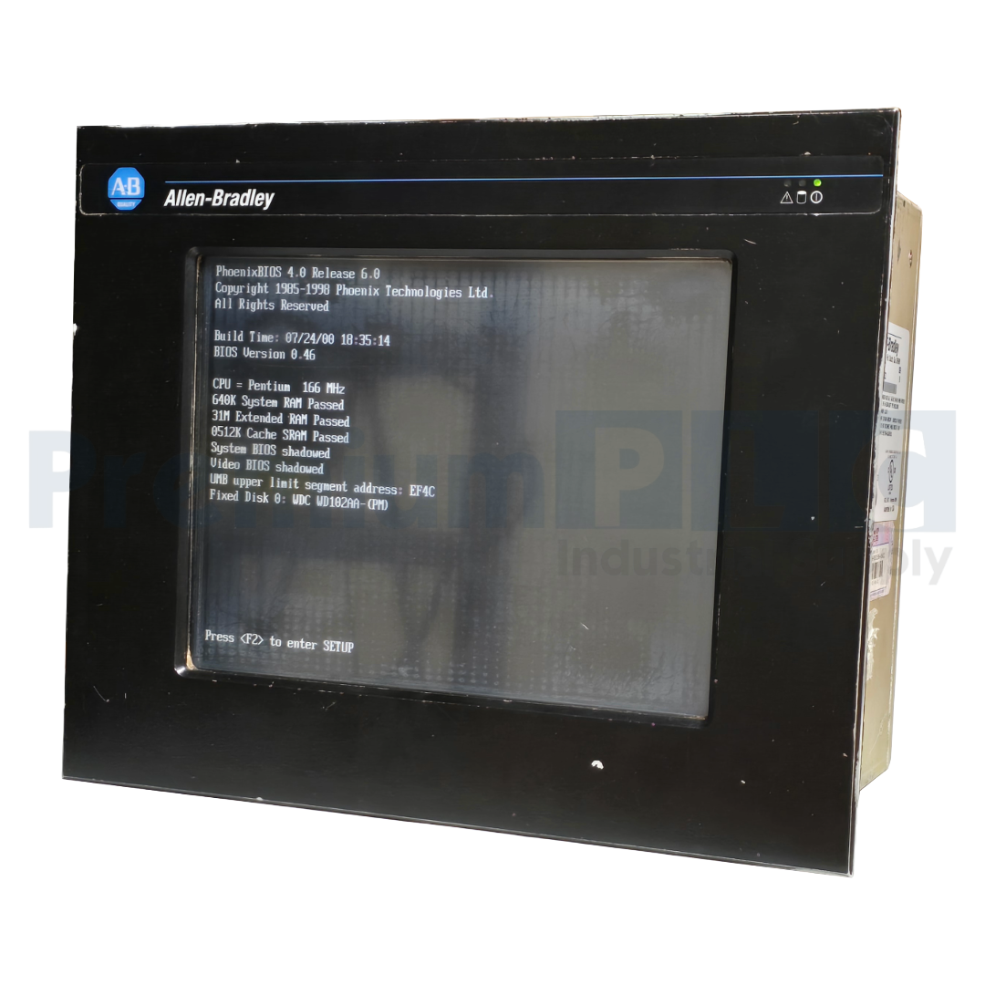 Used USED ALLEN BRALDLEY 6181-ABAABBZZZ /B FLAT PANEL INDUSTRIAL COMPUTER RAC 6181