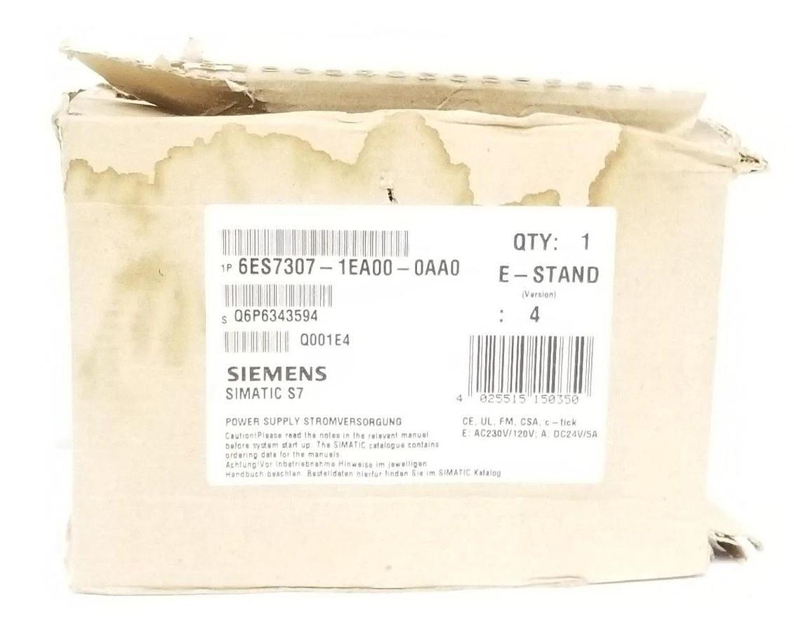 NIB SIEMENS SIMATIC S7 6ES7303-1EA00-0AA0 POWER SUPPLY MODULE VER. 4