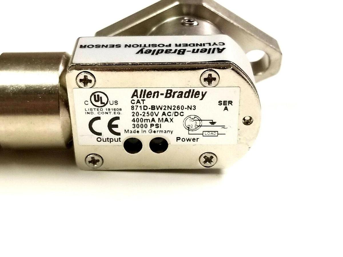 Used NIB ALLEN BRADLEY 871D-BW2N260-N3 SER A CYLINDER POSITION SENSOR 871DBW2N260N3