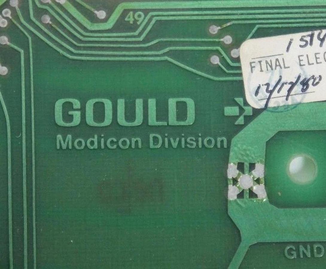 Used GOULD MODICON ASSY C480 REV. D DM8820A BOARD CPU CARD