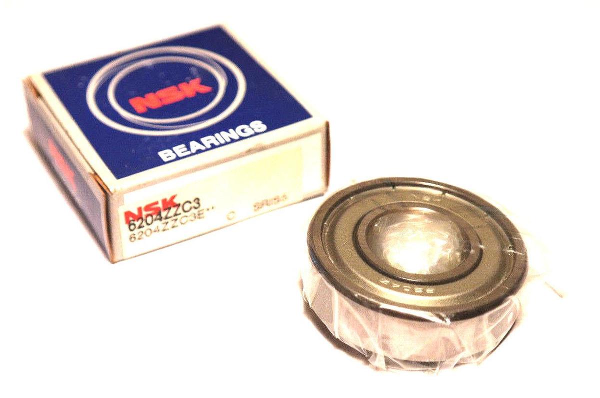 Used NIB NSK 6204ZZC3 BALL BEARING 6204ZZC3E** C SRIS5 1013, 20MM X 47MM X 14MM