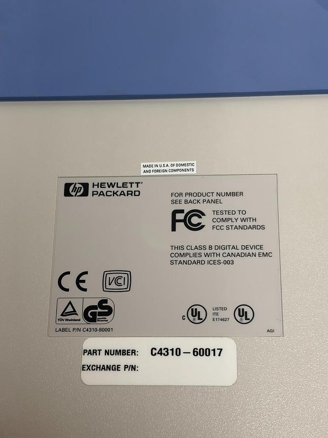 Used HP C4310A External CD-ROM 12X Desktop Drive Vintage SCSI C4310-60016 Bundle