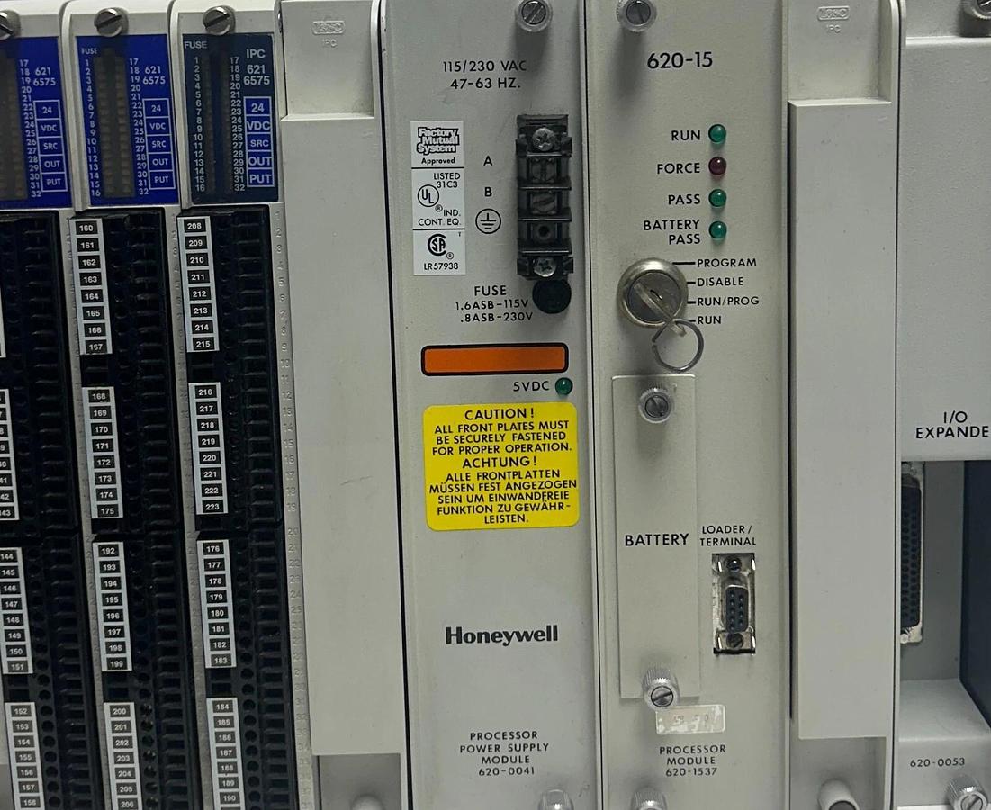 Used HONEYWELL 620-0090 / 6200090 COMPLETE PROCESSOR RACK 620-15 620-1537 620 USNP