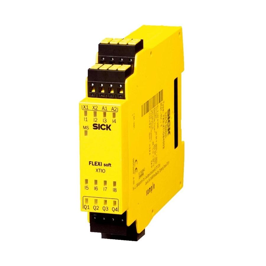 Used SICK FX3-XTIO84002 Flexi Soft Safety I/O Module 1044125 - 8 Safe In / 4 Safe Out