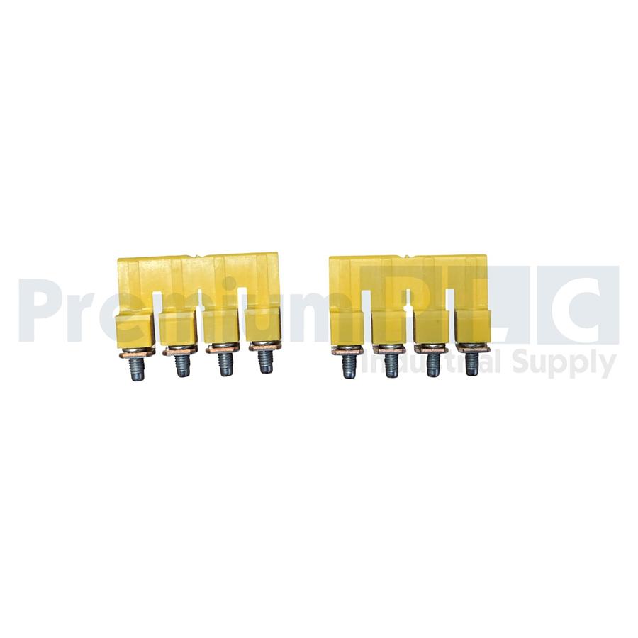 Used LOT OF 10 WEIDMULLER WQV 6/4 1054860000 JUMPER SPACINGS