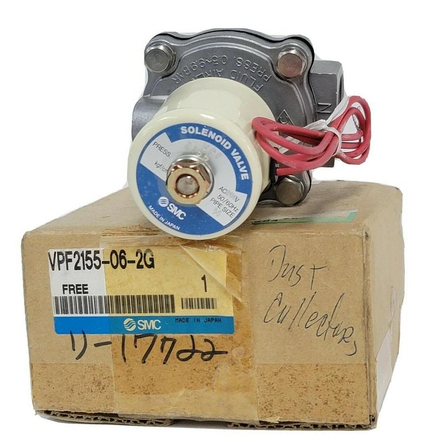 NIB SMC VPF2155-06-2G SOLENOID VALVE VPF2155062G PIPE SIZE: 3/4''