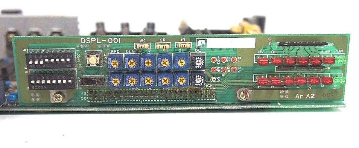 Used RELIANCE ELECTRIC MD-B4003E BOARD BLSR-2 247030025 W/ DSPL-001 WE-M2, MDB4003E